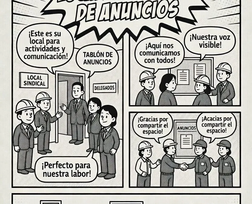Artículo 81. Locales y tablón de anuncios